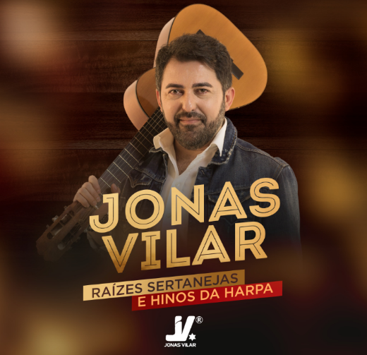 O cantor Jonas Vilar apresenta hoje o álbum “Raízes Sertanejas e Hinos da Harpa”